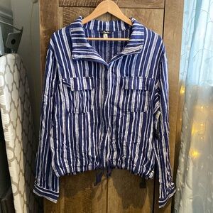 Supplies - Blue & White Stripped Shirt - NWT - Never Used